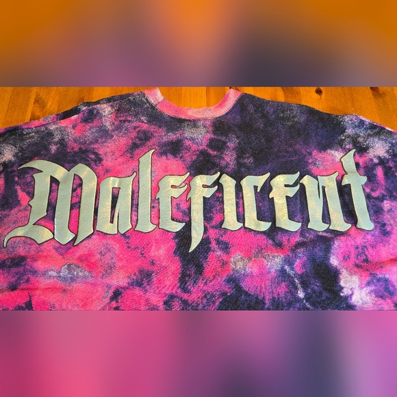 Disney Parks Maleficent Tie Dye Spirit Jersey Size L - Picture 10 of 11